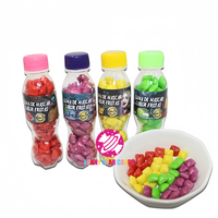 Grosir rasa buah manis Soda Cola bentuk botol Mini permen karet permen karet warna-warni kubus permen karet
