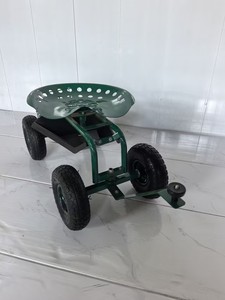 Vielseitiger Mobiler Gartenwagen Anpassbar OEM Vierrad-Struktur 100kg Tragkraft Arbeitssitz Lenkgriff für Werkzeuge - Product Image 4
