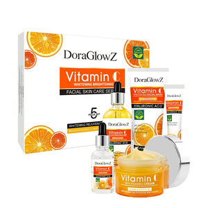 Set de Cuidado Facial con Vitamina C de 5 Piezas: Limpiador Facial, Sérum, Tónico, Crema y Crema para Ojos para Mujeres - Product Image 1
