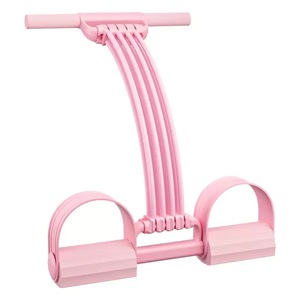 Multi-Functional 8 <strong>Tubes</strong> Powered Elastic Foot Pedal <strong>Resistance</strong> Bands Sit up Pull Rope Full-Body Stretching Foot Pedal - Product Image 5