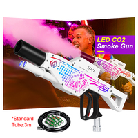 Pistolet à fumée CO2 RGBW SHTX à prix réduit pour effets de scène, soirées disco, mariages, pistolet à jet CO2 numérique LED RGB 20W
