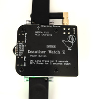 Reloj Deauther Z |   Reloj Espía BadUSB con WiFi ESP8266 y ATmega32u4, Desarrollo de Firmware Personalizado y Monitoreo de Paquetes
