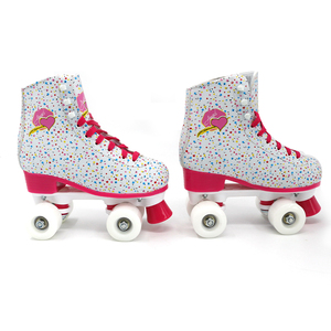 Patins à roulettes à Double rangée colorés, bon marché, <span class=keywords><strong>quatre</strong></span> roues en PVC PU, frein sensible sûr, LED, lumière, pour enfants débutants, 2022 - Product Image 6