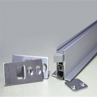 Burlete Flexible Insonorizante de Aluminio Industrial para Puertas de Hotel CS, Sello Inferior de Puerta Antiruido