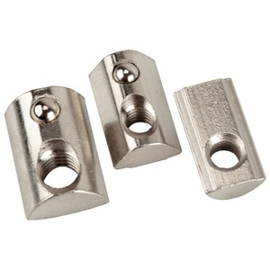 3030 tiêu chuẩn Châu Âu 8 Khe cắm t-khe nửa vòng mùa xuân <span class=keywords><strong>Nut</strong></span> có sẵn trong M5 M6 M8 mạ thép carbon DIN tiêu chuẩn - Product Image 2