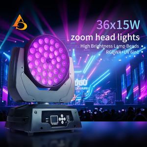 Equipo de Iluminación con Efectos Especiales, Luces Móviles con Zoom de 36x15w, Controles DMX, Luz Móvil LED Tipo Ojo de Abeja - Product Image 6