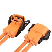 Prise coudée haute tension 2 broches 125A 150A 200A DC1500V pour batterie de stockage d'énergie