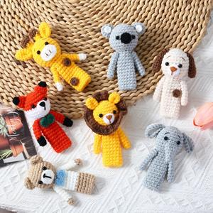 Dito d'Animale in Lana Lavorata a Mano all'Uncinetto, Guanto Giocattolo per Neonati 0-24 Mesi, Panda <span class=keywords><strong>Volpe</strong></span> 31cm-50cm - Product Image 3