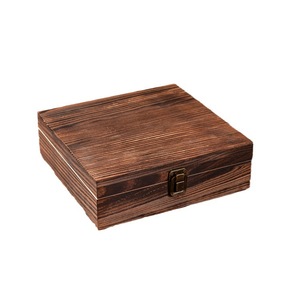 Rectangular Wooden Storage <b>Box</b> With Lock For Jewelry Packaging - Product Image 5