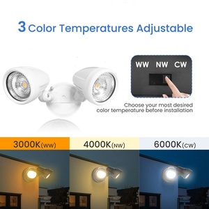 Projecteur extérieur à détecteur de mouvement pour la sécurité domestique ou commerciale, blanc, 12w 24w 36W, lumière murale à capteur <span class=keywords><strong>LED</strong></span>, IP65, résistant à l'eau, FIR - Product Image 3