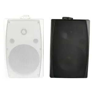 WS1 white inside built in wired indoor loudspeaker 4/5/6.5/8 inch small cabinet box full range music wall mount loud pa speaker