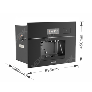 Cafetera Integrada MDK para Uso Doméstico, Pantalla Inteligente con Vibración, Máquina Semiautomática para el Hogar - Product Image 2