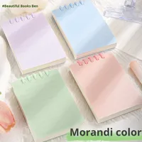 Carnet à spirale GF A7, mini, portable, petit, de haute qualité, couverture rigide, avec 80 feuilles, poche pour le vocabulaire et fonctionnalités de mémo