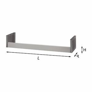 5003 S Bracket 12 In L 2 In H Steel Mounting Support <b>Hardware</b> - Product Image 1