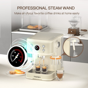 Cafetera Espresso Semiautomática Eléctrica Profesional de Acero Inoxidable de 20 Bares para el Hogar, Hoteles, Automóviles y Autocaravanas - Product Image 3