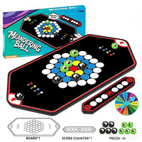 Jeu de table magnétique éducatif personnalisé en plastique, jeu de bataille de billes courbes, pour deux joueurs, interactif parent-enfant, jouets de lancer rapide