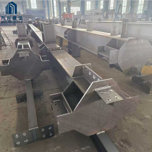 Tòa nhà kết cấu thép bền cho nhà khung thép nặng được sử dụng kiểm soát bạo loạn nhà máy chế biến thức ăn Hàn - Product Image 1