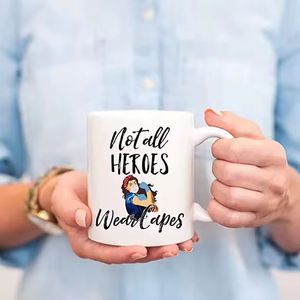 Proveedor de Tazas de Café de Cerámica Blanca, Taza para Sublimación de 11 oz, Taza de Café Blanca para Impresión por Transferencia de Calor, Venta al por Mayor - Product Image 4