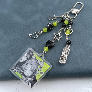 Llavero de cuentas a juego de Aya y Mitsuki de Anime Tgswiiwagaa, joyería Y2K hecha a mano, regalo de cosplay para fans - Product Image 6