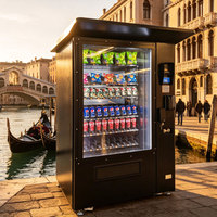 Distributeur automatique intelligent extérieur commercial en libre-service 24h/24 pour les parcs, stations de ski et zones touristiques
