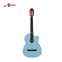 Guitare classique électrique à cordes en nylon à corps coupé mince avec EQ(AC171CE)