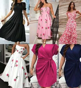 Proveedor Mayorista <span class=keywords><strong>de</strong></span> Ropa: Vestidos Casuales Sshein, Envío Aleatorio, Pacas <span class=keywords><strong>de</strong></span> Ropa Nueva al por Mayor - Product Image 4