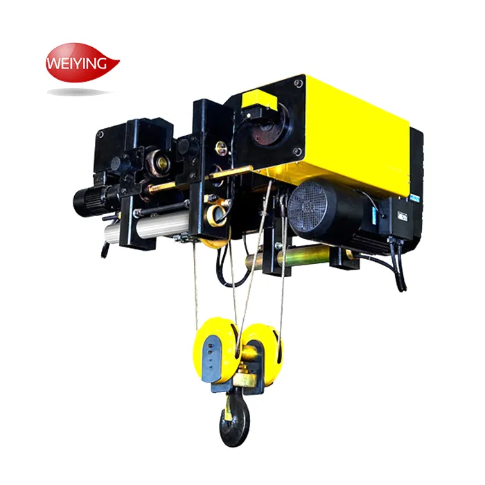 Hemat biaya operasi Light Duty 1 3 5 10Ton Euro tipe Mobile Traveling Electric Hoist untuk Headroom rendah