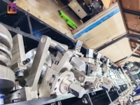 Machine de formage de cadre de bâtiment écologique réglable à grande vitesse LGSF C 75-200 DT, moteur PLC, roulement