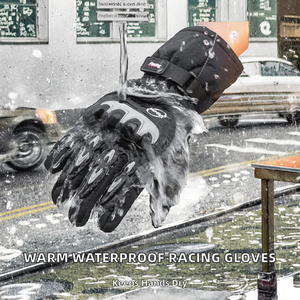 Guantes de Motociclismo VEMAR, Cálidos, de Nailon y Algodón, con Pantalla Táctil, Impermeables, para Invierno, para Motociclismo y Carreras, Unisex - Product Image 2