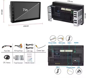 Reproductor de Pantalla Android para Automóvil, Precio de Fábrica Hicbest, Electrónica para Automóviles, WiFi 4G, Pantalla Táctil IPS, Radio - Product Image 2
