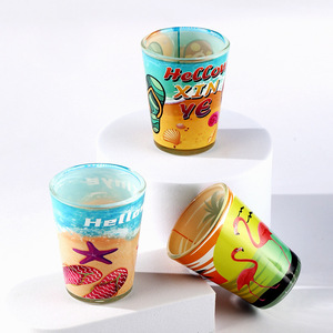 Verres à shot personnalisés avec logo, 2 oz, verres à liqueur, petits verres à shot, verres entièrement imprimés, style créatif, verres à liqueur - Product Image 1