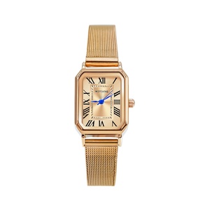 Orologio Vintage da Donna di Nicchia di Alta Gamma Stile IG Lusso Leggero Elegante per Studentesse Cinturino in Acciaio Inossidabile con Numeri Romani al Quarzo - Product Image 5