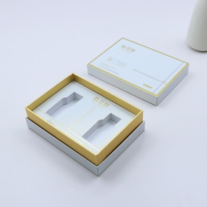<b>Wholesale</b> Luxury Cardboaed Two Piece Rigid square <b>Small</b> Paper Gift Skincare Cosmetic Essential Oils Bottle Packaging <b>Box</b> - Product Image 4
