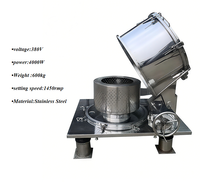 Centrifugeuse industrielle de haute qualité en acier inoxydable 705g G-force 45L pour l'extraction et la séparation d'éthanol et d'huile de chanvre
