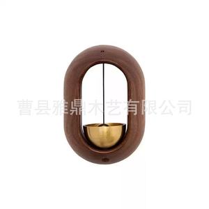 Sonnette de porte en bois massif de style chinois, installation facile, sonnette d'entrée pour la maison - Product Image 5