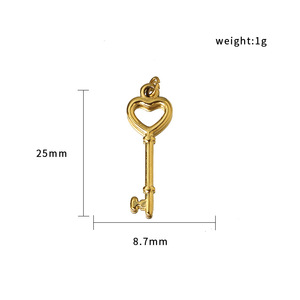 Sun And Moon Mixed Shape Pendant 18K Gold Plated Stainless Steel For Necklace Making Jewelry Findings Components - Product Image 4