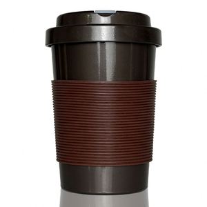 Gobelet réutilisable écologique de 350 ml avec couvercle et paille, idée cadeau d'entreprise, tasses de voyage en plastique pour café, jus, qualité alimentaire - Product Image 4