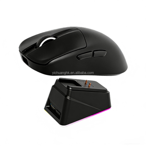 Ratón Ergonómico Inalámbrico con Retroiluminación RGB, Sensor Óptico USB, para Diestros, con Base de Carga Ligera de Tres Modos para Juegos - Product Image 1