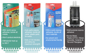 Adhesivo Epóxico de Doble Componente WBG 5 Mins Quick Clear 25ml, Pegamento Líquido AB - Product Image 5