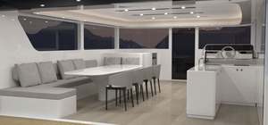 XJZJ Comercial de lujo 42 pies/13,02 M Yate de fibra de vidrio FUERA DE BORDA Pesca Transporte de pasajeros Ríos - Product Image 6