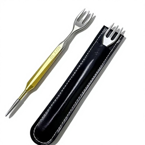 Spatule de maquillage en acier inoxydable, outil de mélange cosmétique, applicateur de fond de teint pour le visage avec logo personnalisé, lot de 100 pièces - Product Image 4