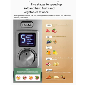 Extractor de Jugos Centrífugo Comercial Mond.uk de 1250W, Calibre Grande de 85mm, Separación Automática de Pulpa para Tiendas de Té con Leche - Product Image 2