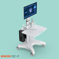 Chariot médical d'hôpital chariot d'infirmière poste de travail réglable en hauteur avec scanner oral (OC-1T BEWISER)