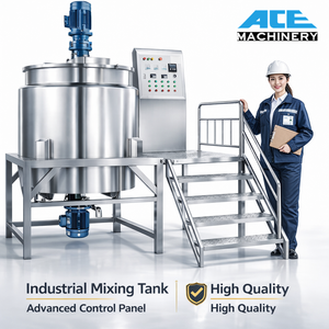 High Shear Dispersing Emulsifier Homogenizer Mixer Face Cream Body Lotion Emulsifying Shampoo Vacuum Making Machine - Product Image 1
