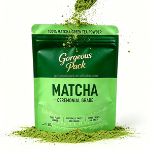 50g 100g Custom Pure Aluminum Foil Food Packaging <b>Bags</b> for Matcha Powder Anti Static PE Inner Layer High Barrier Aseptic Pouch - Product Image 1