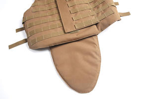 広州メーカークイックリリースバックル600Dナイロンオックスフォード生地砂漠ブラウンセラミックプレート挿入弾道ベスト - Product Image 4