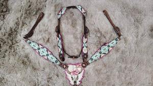 Oferta Especial en Juego de Arreos para Caballos Sintéticos Impermeables con Herrajes Resistentes a la Oxidación para Montar al Aire Libre Disponible a Precio de Mayoreo - Product Image 6