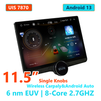 Autoradio GPS LODARK N6 11,5 pouces avec écran QLED, Android 13, UIS7870SC 6nm Octa Core, 4G LTE et bouton unique