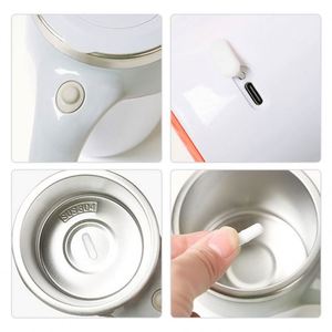 Custom Mixer <b>Smart</b> Drinkware Stainless Steel Electric Magnetic Auto Automatic Mixing Coffee Cup Self Stirring - Product Image 2