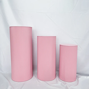 Yeni tasarım 5 parça için popüler kek masa seti tatlı masa silindirik masa düğün parti - Product Image 5